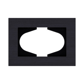 Рамка для двойной розетки, черный Kollinger Reflex AL RA120BK