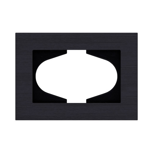 Рамка для двойной розетки, черный Kollinger Reflex AL RA120BK