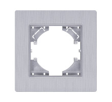 Рамка 1-постовая, серый Kollinger Eleganz Plex EP1GY