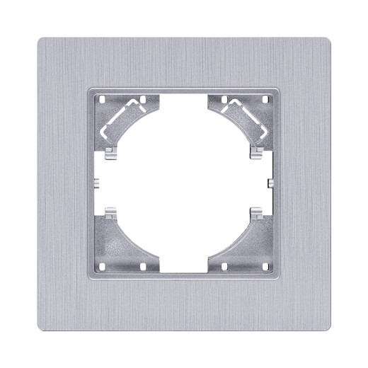 Рамка 1-постовая, серый Kollinger Eleganz Plex EP1GY