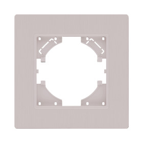 Рамка 1-постовая, кашемир матовый Kollinger Eleganz Plex EP1CM