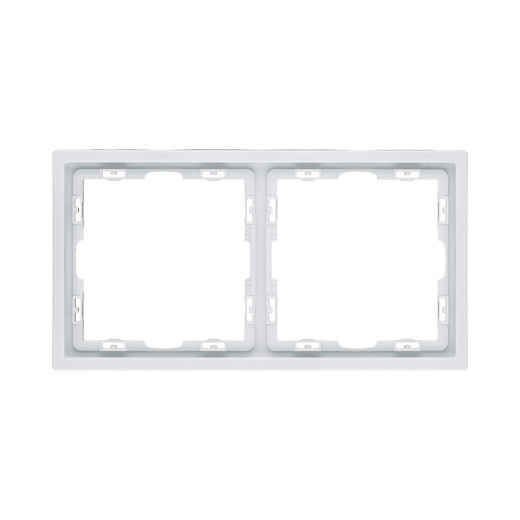 Рамка 2-постовая, белый глянцевый Kollinger Eclipse EC2WG