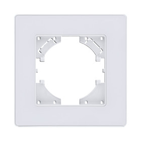 Рамка 1-постовая, белый Kollinger Eleganz Acryl EA1WH