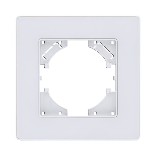 Рамка 1-постовая, белый Kollinger Eleganz Acryl EA1WH