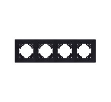 Рамка 4-постовая, черный Kollinger Aspekt AT4BK