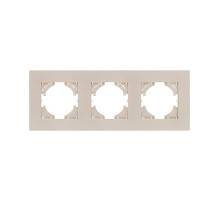 Рамка 3-постовая, золотой Kollinger Aspekt AT3GD