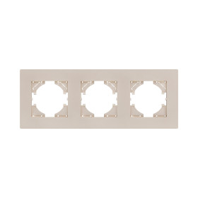 Рамка 3-постовая, золотой Kollinger Aspekt AT3GD