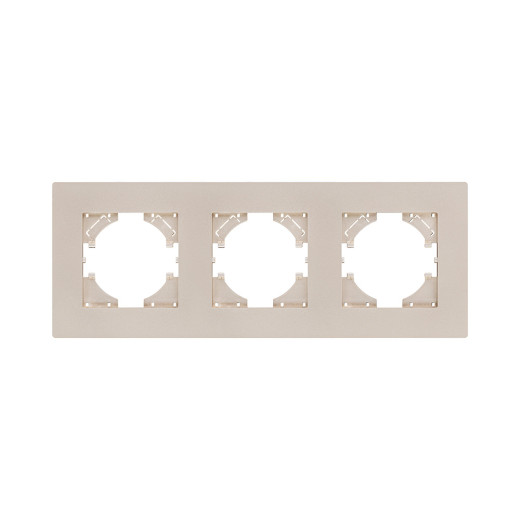 Рамка 3-постовая, золотой Kollinger Aspekt AT3GD