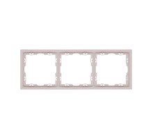 Рамка 3-постовая, кашемир матовый Kollinger Eclipse EC3CM