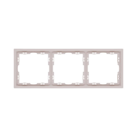 Рамка 3-постовая, кашемир матовый Kollinger Eclipse EC3CM