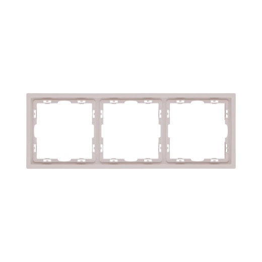 Рамка 3-постовая, кашемир матовый Kollinger Eclipse EC3CM