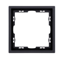 Рамка 1-постовая, черный матовый Kollinger Eclipse EC1BK