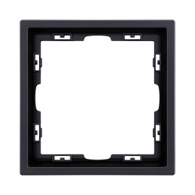 Рамка 1-постовая, черный матовый Kollinger Eclipse EC1BK
