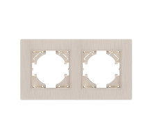 Рамка 2-постовая, золотой Kollinger Eleganz Plex EP2GD