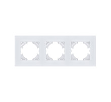 Рамка 3-постовая, стекло белый Kollinger Reflex MG RM3WH