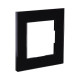 Рамка 1-постовая, стекло черный Kollinger Asthetik AS1BK