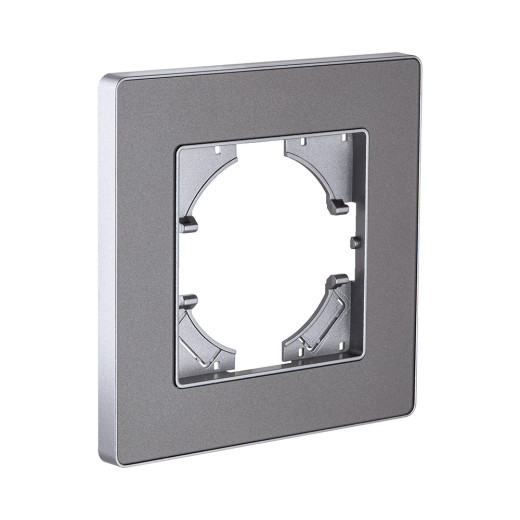 Рамка 1-постовая, серый Kollinger Eleganz Acryl EA1GY