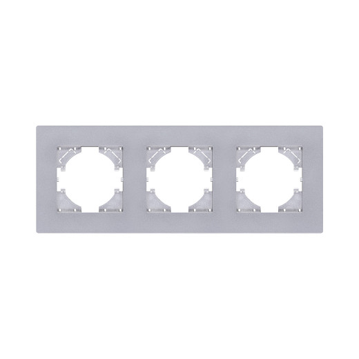 Рамка 3-постовая, серый Kollinger Aspekt AT3GY