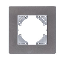 Рамка 1-постовая, серый Kollinger Eleganz Acryl EA1GY