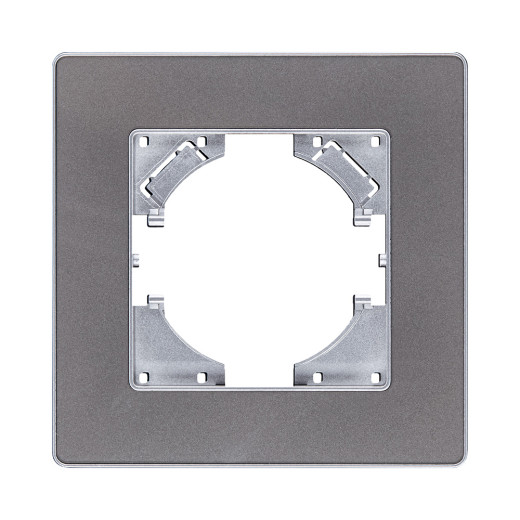 Рамка 1-постовая, серый Kollinger Eleganz Acryl EA1GY