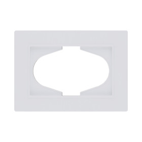 Рамка для двойной розетки, белый матовый Kollinger Eleganz Plex EP120WM