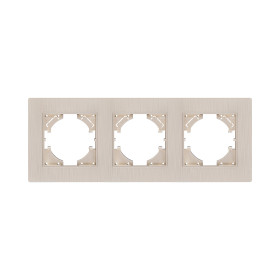 Рамка 3-постовая, золотой Kollinger Eleganz Plex EP3GD