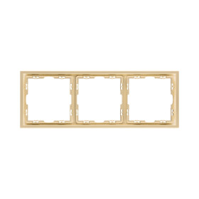Рамка 3-постовая, золотой Kollinger Eclipse EC3GD