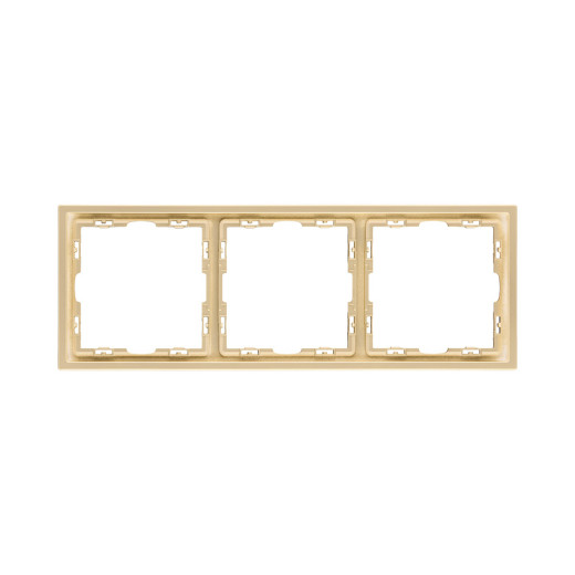 Рамка 3-постовая, золотой Kollinger Eclipse EC3GD