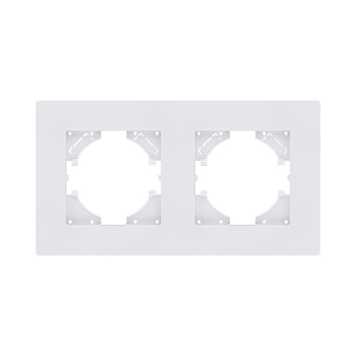 Рамка 2-постовая, белый Kollinger Aspekt AT2WH