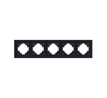 Рамка 5-постовая, черный Kollinger Aspekt AT5BK