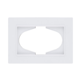 Рамка для двойной розетки, белый Kollinger Eleganz Plex EP120WH
