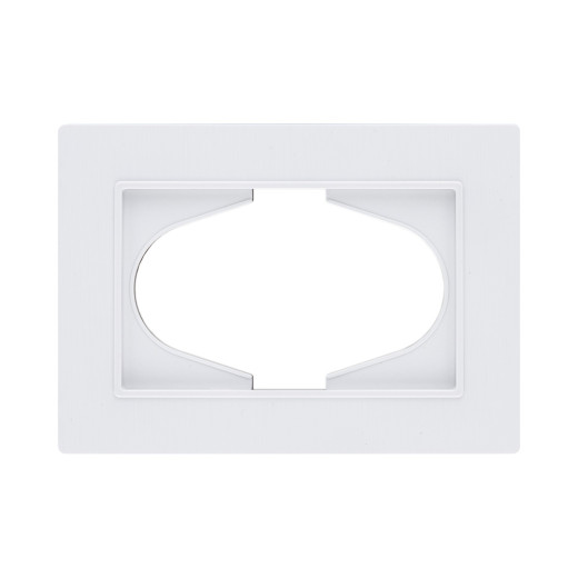 Рамка для двойной розетки, белый Kollinger Eleganz Plex EP120WH