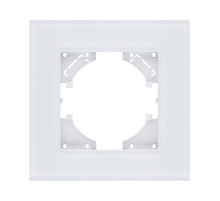 Рамка 1-постовая, стекло белый Kollinger Reflex MG RM1WH