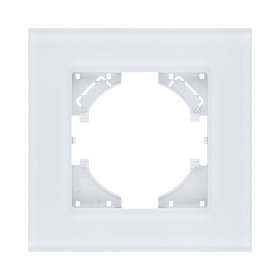 Рамка 1-постовая, стекло белый Kollinger Reflex MG RM1WH