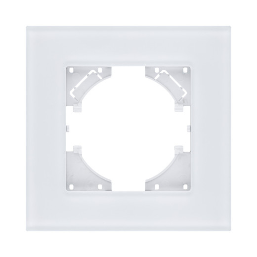 Рамка 1-постовая, стекло белый Kollinger Reflex MG RM1WH