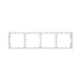 Рамка 4-постовая, белый матовый Kollinger Eclipse EC4WH