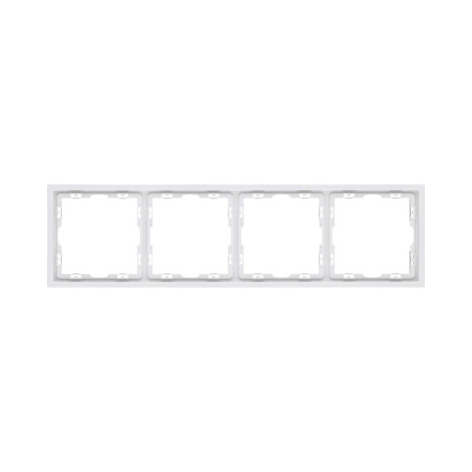 Рамка 4-постовая, белый матовый Kollinger Eclipse EC4WH