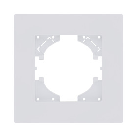 Рамка 1-постовая, белый матовый Kollinger Aspekt AT1WM