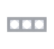Рамка 3-постовая, стекло серый Kollinger Reflex MG RM3GY