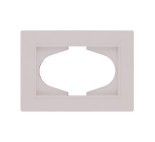 Рамка для двойной розетки, кашемир матовый Kollinger Eleganz Plex EP120CM