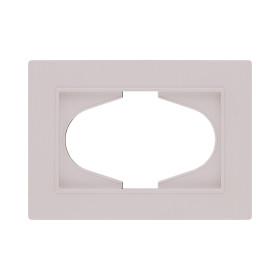 Рамка для двойной розетки, кашемир матовый Kollinger Eleganz Plex EP120CM