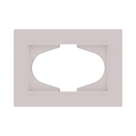 Рамка для двойной розетки, кашемир матовый Kollinger Eleganz Plex EP120CM