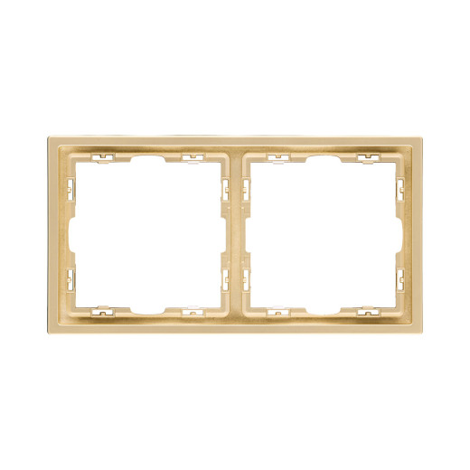Рамка 2-постовая, золотой Kollinger Eclipse EC2GD