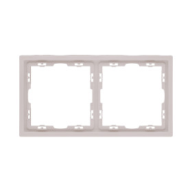 Рамка 2-постовая, кашемир матовый Kollinger Eclipse EC2CM
