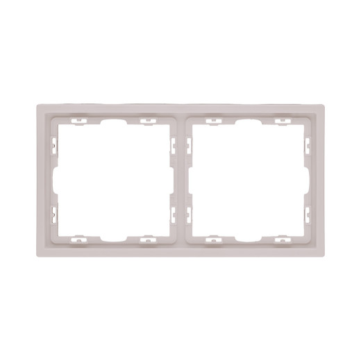 Рамка 2-постовая, кашемир матовый Kollinger Eclipse EC2CM