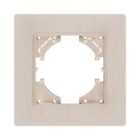 Рамка 1-постовая, золотой Kollinger Eleganz Plex EP1GD