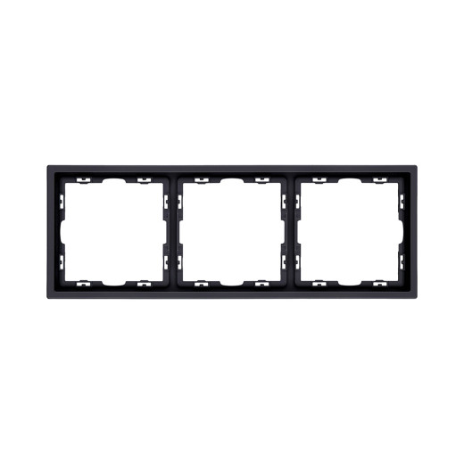 Рамка 3-постовая, черный матовый Kollinger Eclipse EC3BK