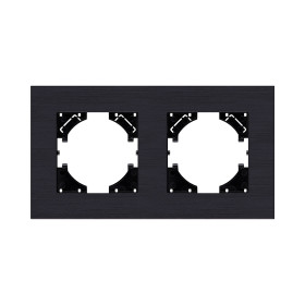 Рамка 2-постовая, черный Kollinger Reflex AL RA2BK