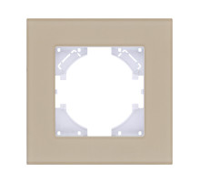 Рамка 1-постовая, стекло золотой Kollinger Reflex MG RM1GD