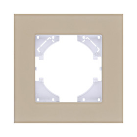 Рамка 1-постовая, стекло золотой Kollinger Reflex MG RM1GD